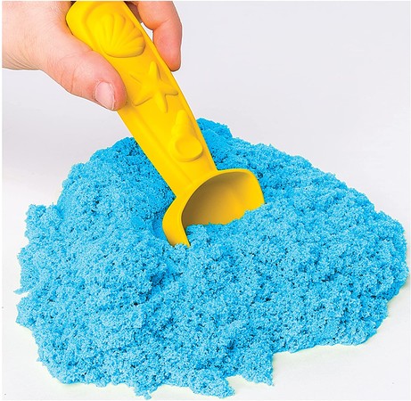 Кинетичесикий песок Замок из песка голубой Kinetic Sand изображение 3