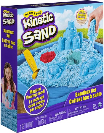 Кинетичесикий песок Замок из песка голубой Kinetic Sand изображение 5