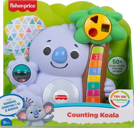 Интерактивная игрушка Коала Фишер Прайс Fisher-Price Linkimals Counting Koala изображение 4