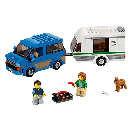Лего Сити Фургон и дом на колесах 60117