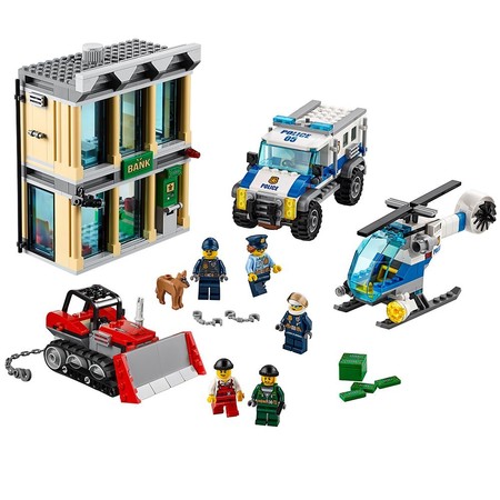 Lego Ограбление на бульдозере