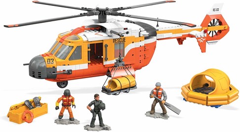 Конструктор Спасательный вертолёт береговой охраны Mega Contstrux Probuilder FXY58 изображение 1
