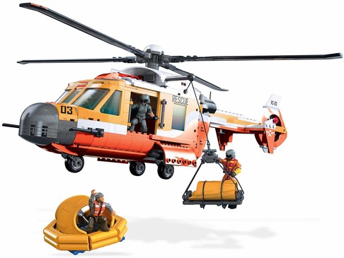 Конструктор Спасательный вертолёт береговой охраны Mega Contstrux Probuilder FXY58 изображение 6
