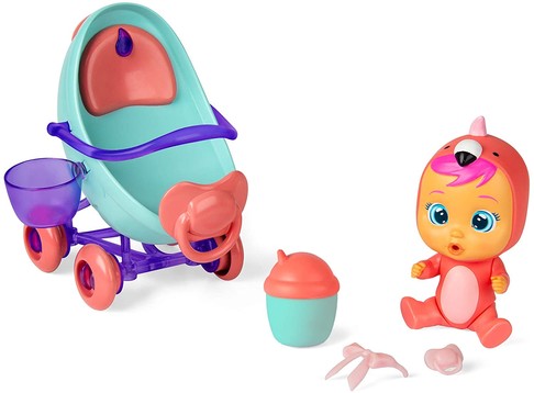 Игровой набор Край Беби Фламинго Cry Babies Magic Tears Fancy's Vehicle изображение 