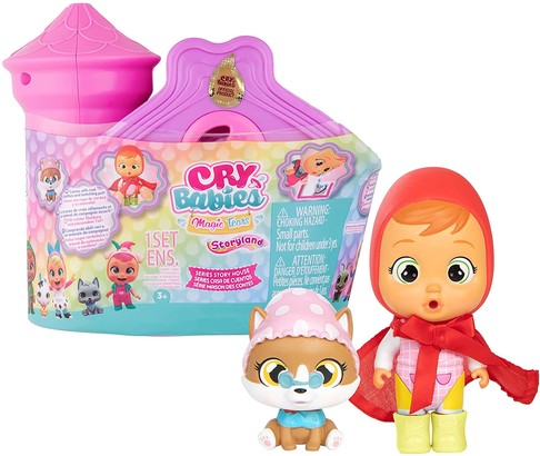 Кукла Край Беби с питомцем Сюжетный дом Cry Babies Magic Tears Storyland изображение 