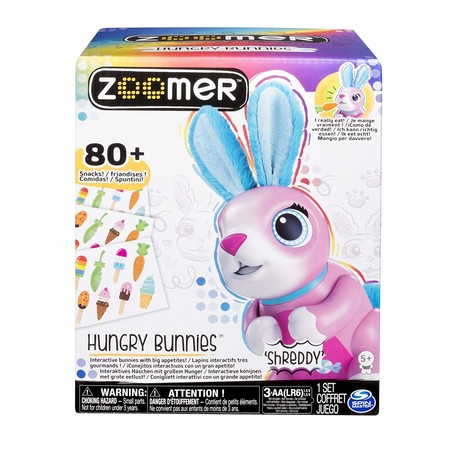 Интерактивный голодный кролик Хрумчик Zoomer Hungry Bunnies Shreddy 6045857 изображение 2