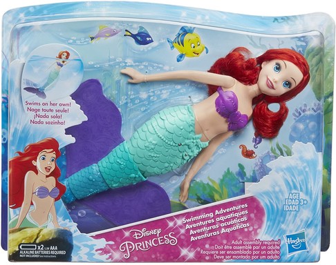 Кукла Ариэль плавающая Disney Princess Swim Adventures Ariel изображение 