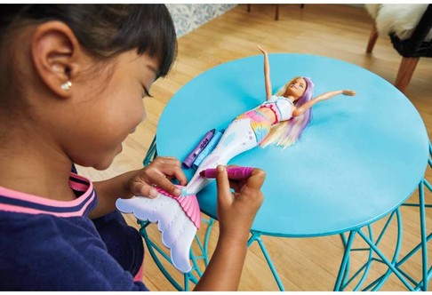 Кукла Барби Цветная русалочка Дримтопия Barbie Dreamtopia Color Magic Mermaid Doll GCG67 изображение 6