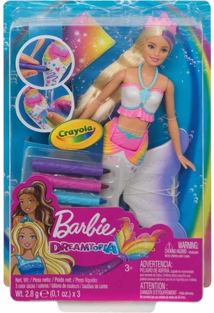 Кукла Барби Цветная русалочка Дримтопия Barbie Dreamtopia Color Magic Mermaid Doll GCG67 изображение 7