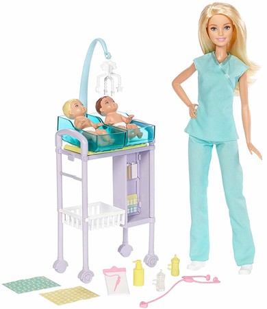 Игровой набор Кукла Барби Педиатр Barbie Careers Baby Doctor Playset DVG10 изображение 5