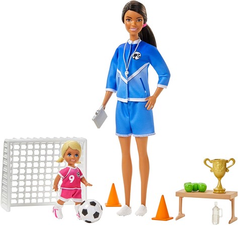 Кукла Барби тренер по футболу Barbie Soccer Coach изображение 