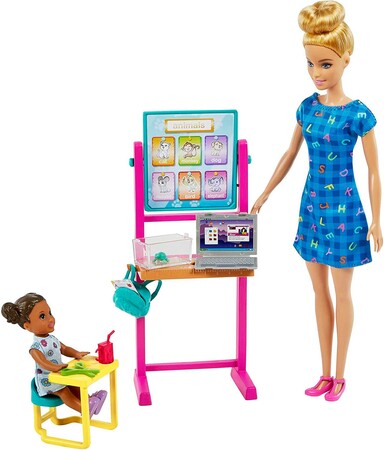 Кукла Барби Учитель блондинка Barbie Teacher Doll изображение 1