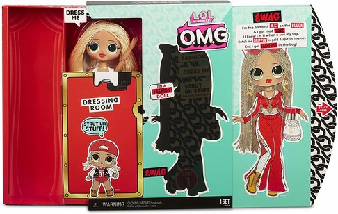 Кукла ЛОЛ Сюрприз Леди-DJ L.O.L. Surprise! O.M.G. Swag Fashion Doll 560548 изображение 11