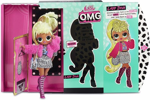 Кукла ЛОЛ Сюрприз Леди Дива L.O.L. Surprise! O.M.G. Lady Diva Fashion Doll 560562 изображение 9