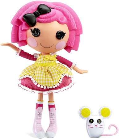 Кукла Лалапупси Сахарное печенье с мышкой Lalaloopsy Doll- Crumbs Sugar Cookie & Pet Mouse изображение 