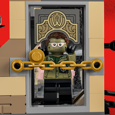 Конструктор Лего Бэтпещера: схватка с Загадочником LEGO Super heroes DC Batman (581 дет) изображение 5
