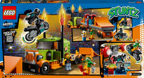 Конструктор Лего Грузовик для шоу каскадеров (420 дет) Lego City Stuntz 60294 изображение 2