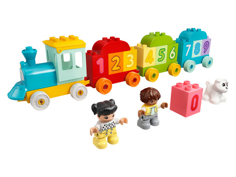 Конструктор Лего Поезд с цифрами - учимся считать (23 дет) Lego Duplo 10954 изображение 1