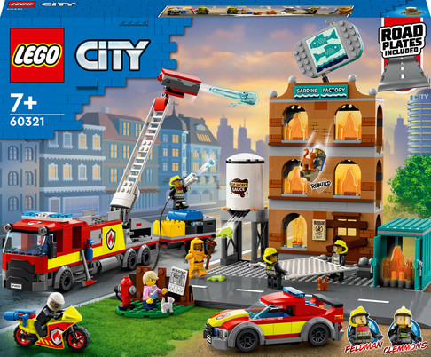 Конструктор Лего Пожарная бригада Lego City (766 дет) изображение 