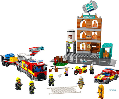 Конструктор Лего Пожарная бригада Lego City (766 дет) изображение 1