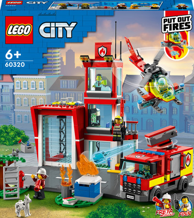 Конструктор Лего Пожарное дэпо Lego City (540 дет) изображение 