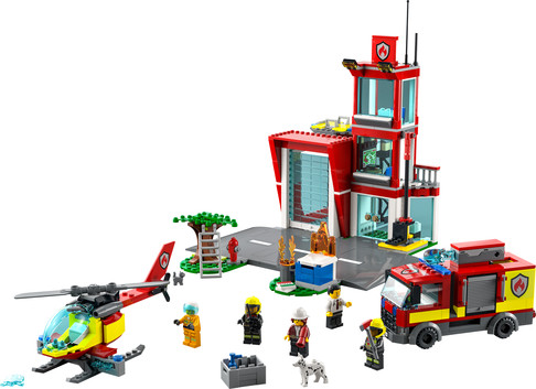 Конструктор Лего Пожарное дэпо Lego City (540 дет) изображение 1