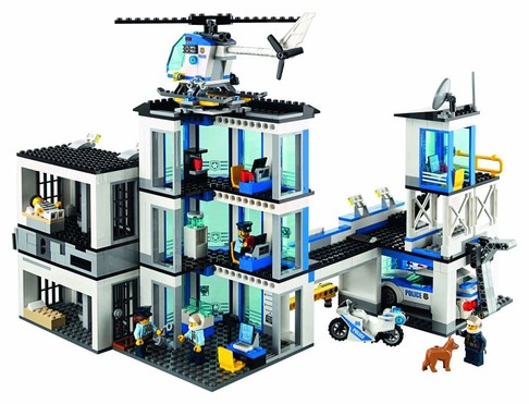 Конструктор Лего Полицейский участок (894 дет) Lego City Police Station 60141 изображение 2
