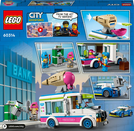Конструктор Лего Полицейское преследование фургона с мороженым Lego City (317 дет) изображение 2