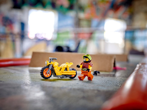 Конструктор Лего Разрушительный каскадерский мотоцикл (12 дет) Lego City Stuntz 60297 изображение 3