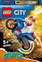 Конструктор Лего Реактивный трюковый мотоцикл (14 дет) Lego City Stuntz 60298 изображение 