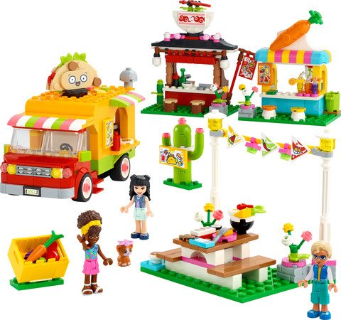 Конструктор Лего Рынок уличной еды (592 дет) Lego Friends изображение 1
