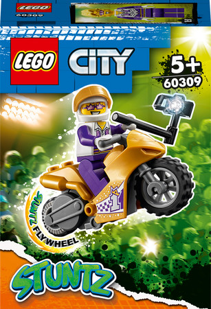 Конструктор Лего Селфи на каскадерском мотоцикле Lego City Stuntz (14 дет) изображение 