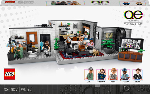 Конструктор Лего Шоу-квартира Великолепной пятерки (974 дет) Lego Icons «Queer Eye» 10291 изображение 