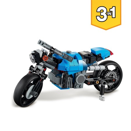 Конструктор Лего Супермотоцикл (236 дет) Lego Creator 31114 изображение 3