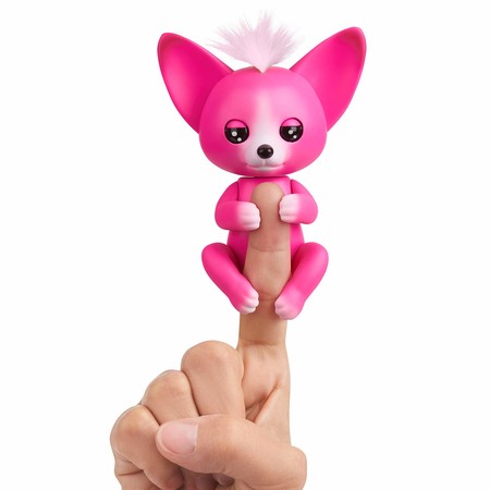 Интерактивная лиса Кайла Фингерлингс WowWee Fingerlings - Interactive Baby Fox - Kayla (ярко-розовая)