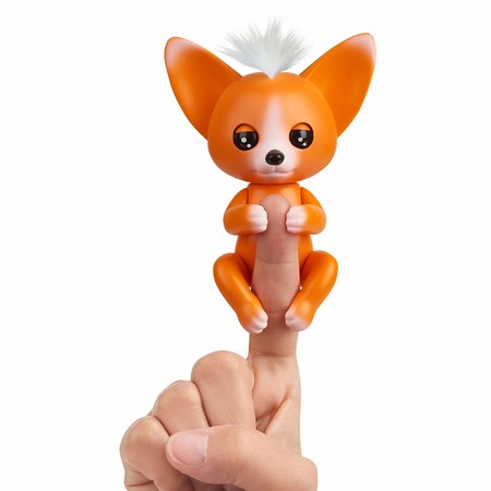 Интерактивная лиса Мики Фингерлингс оранжевая WowWee Fingerlings - Interactive Baby Fox - Mikey 3571 изображение 1