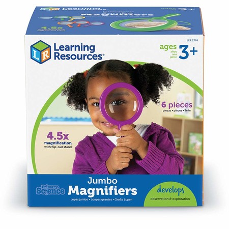 Лупа Увеличительное стекло Learning Resources Jumbo Magnifiers фото 1