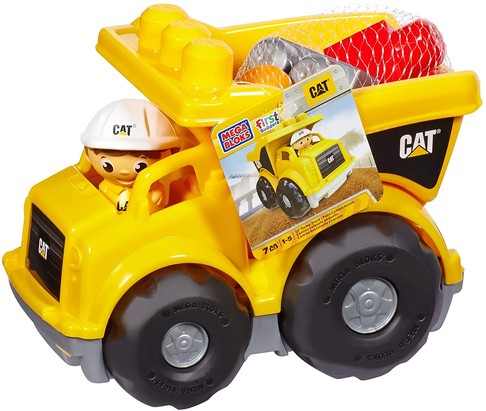 Машина самосвал с конструктором Mega Bloks Cat Lil' Dump Truck изображение 1
