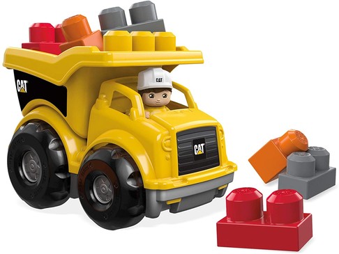 Машина самосвал с конструктором Mega Bloks Cat Lil' Dump Truck изображение 6