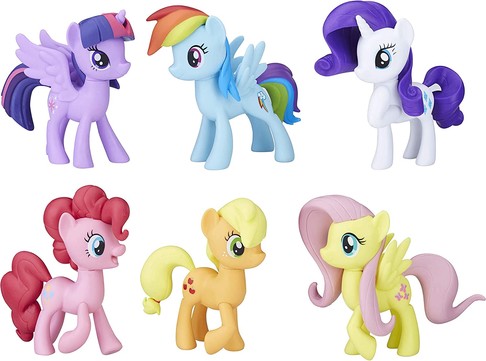 Игровой набор фигурок Май Литл Пони My Little Pony Toys Meet The Mane 6 Ponies Collection изображение 