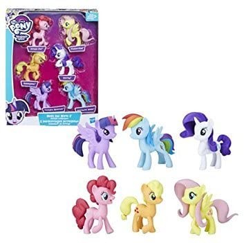 Игровой набор фигурок Май Литл Пони My Little Pony Toys Meet The Mane 6 Ponies Collection изображение 2