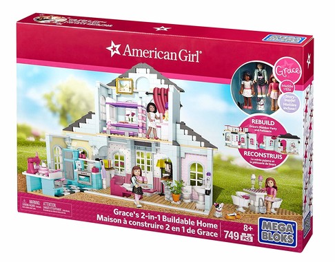 Конструктор Мега Блокс Дом Американской девушки Грейс Mega Bloks American Girl Grace's 2-in-1 Buildable Home DPK87 изображение 2