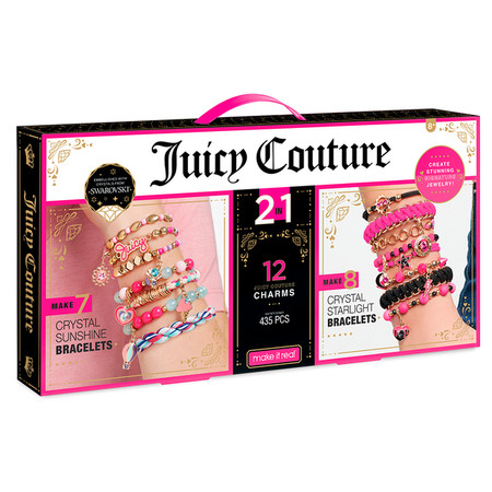 Мега-набор для создания шарм-браслетов с кристаллами Swarovski Хрустальное Сияние Juicy Couture изображение 