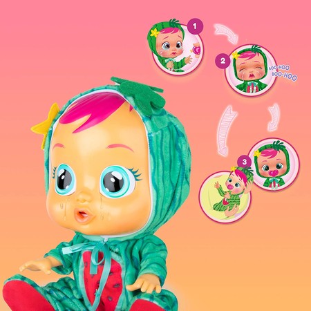 Интерактивный пупс Плакса Мэл Арбузик Cry Babies Tutti Frutti Mel изображение 2