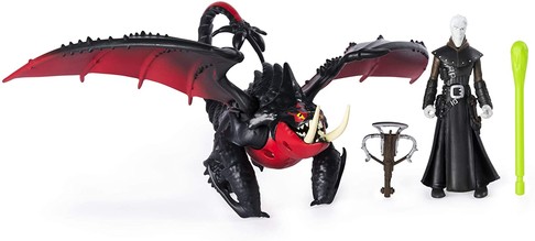 Набор Как приручить дракона 3 Мертвая хватка и всадник Гриммель Dreamworks Dragons изображение