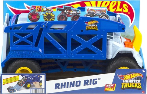 Монстро-транспортер Носорог Хот Вилс Hot Wheels Monster Trucks Rhino изображение