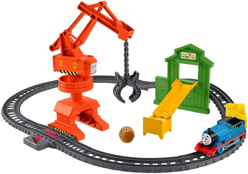 Моторизированная железная дорога Томас кран Thomas and Friends Cassia Crane & Cargo Train изображение