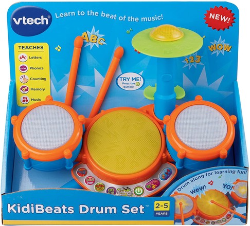 Музыкальная развивающая игрушка Барабан VTech KidiBeats Kids изображение 1