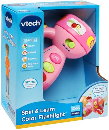 Музыкальный цветной фонарик VTech Spin and Learn изображение 3