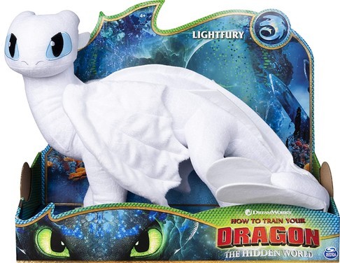 Мягкая игрушка дракон Дневная Фурия Как Приручить Дракона 3 Dragons Lightfury изображение 2